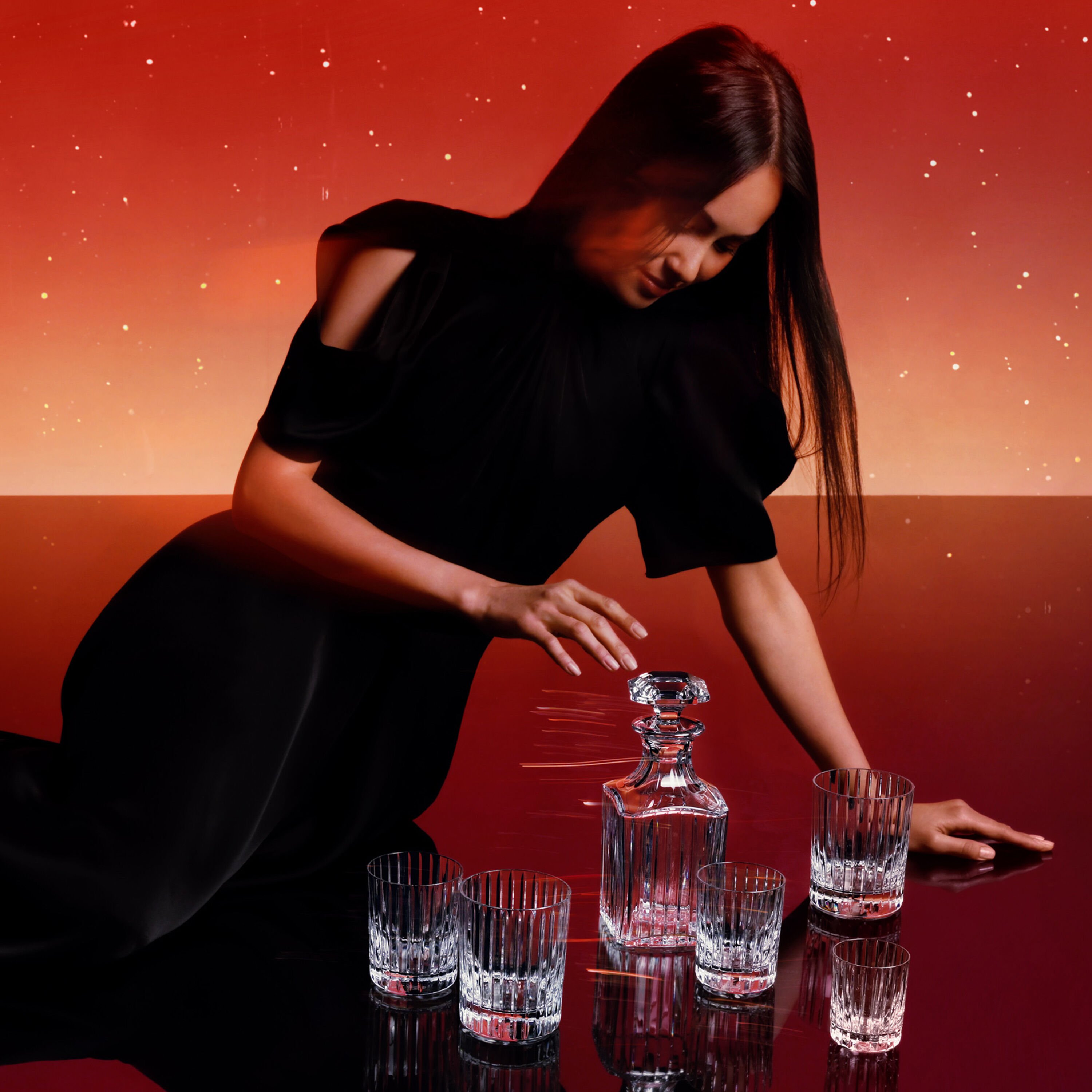 Baccarat バカラ ハーモニー アルクール ショットグラス 2客 バカラ（Baccarat） グラス ペア ハーモニー HARMONIE ショットグラス