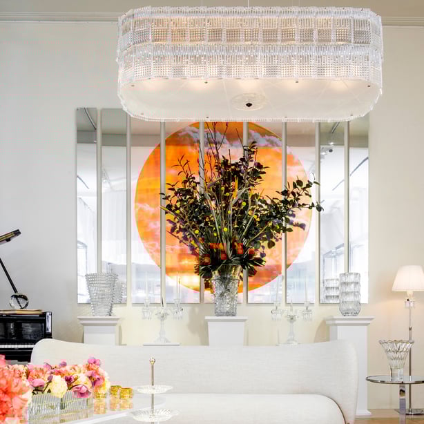 Tuile de Cristal Piccadilly Chandelier Rectangular BACCARAT