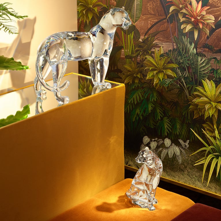 Sculpture Grande Panth&egrave;re BACCARAT