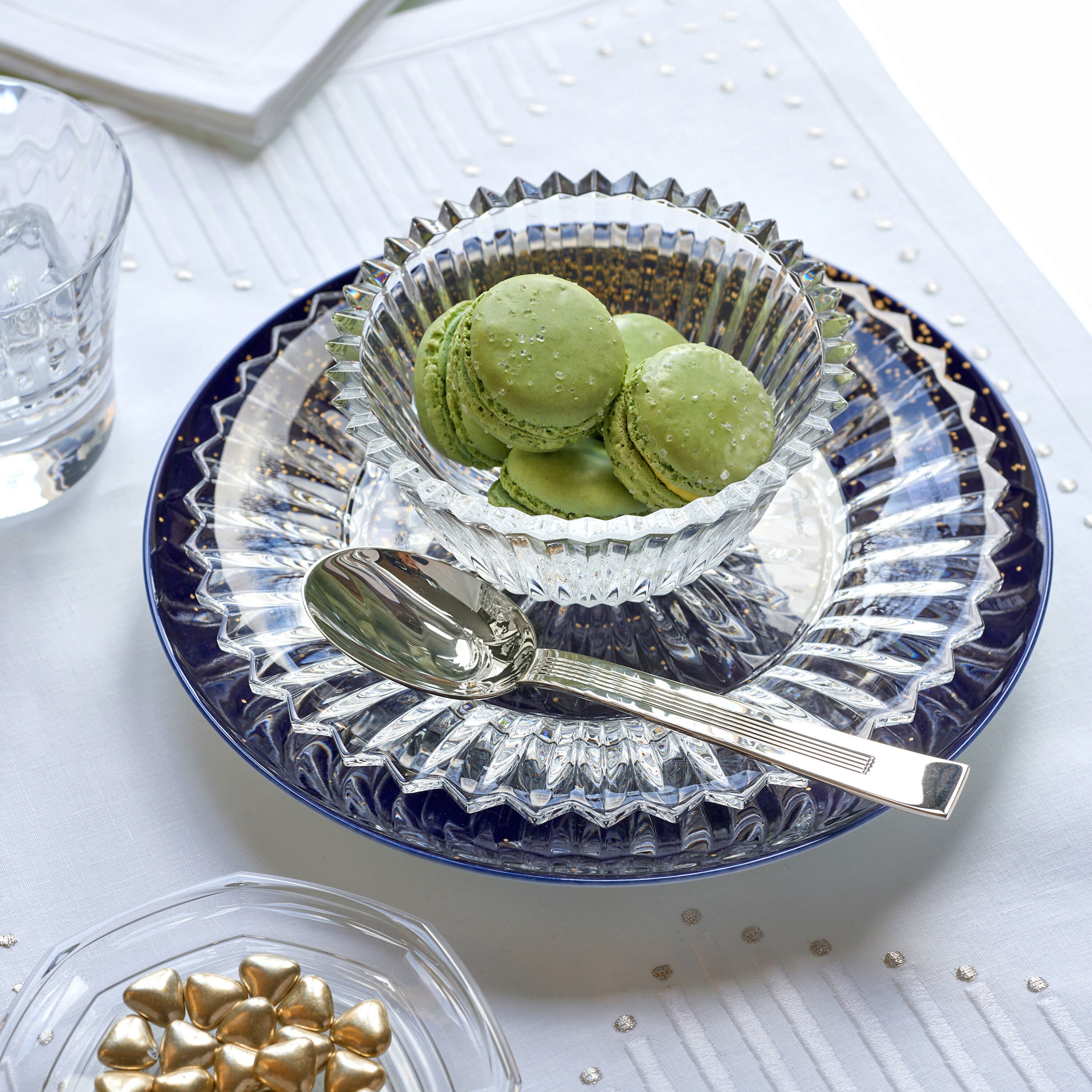 Baccarat クリスタル皿　ミルニュイ Baccarat クリスタル皿 ミルニュイ