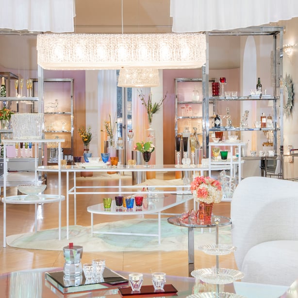 Lustre Tuile De Cristal Frozen Rectangulaire M BACCARAT