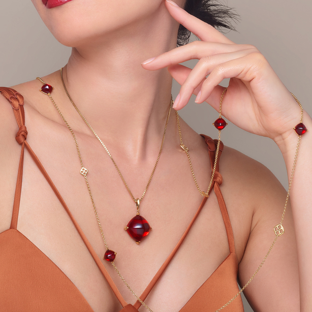 Mini M&eacute;dicis Gold Plated Long Necklace BACCARAT