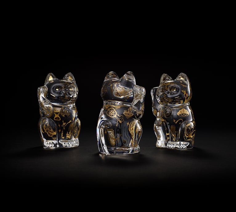 Figurine Chat Maneki Neko S BACCARAT