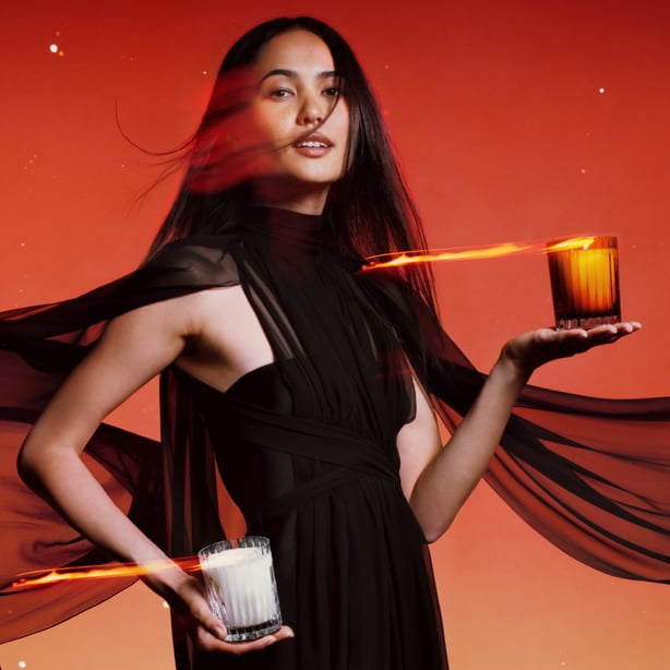 Bougie parfum&eacute;e 4 &eacute;l&eacute;ments Souffle Clair BACCARAT