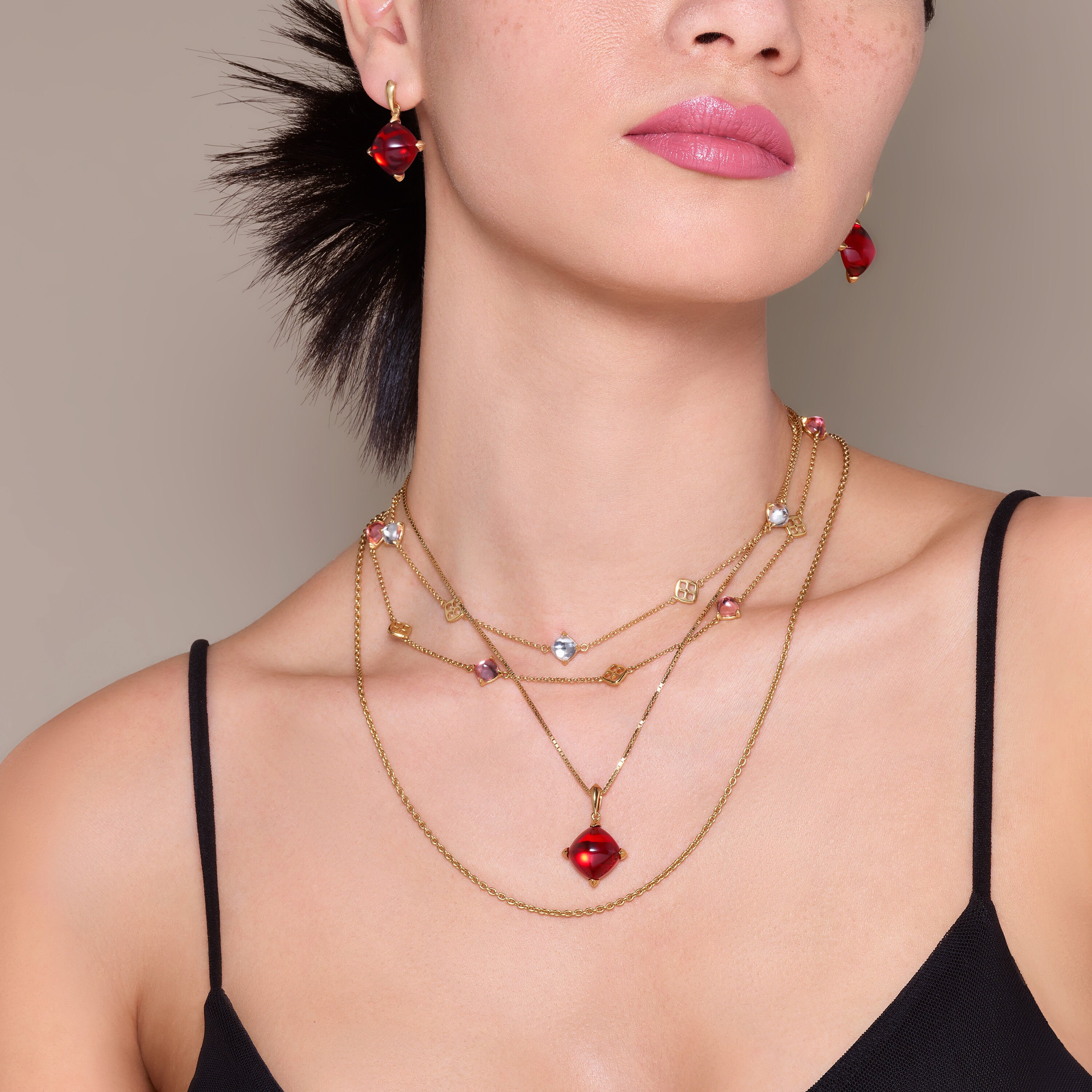 バカラ ミニメディチピアス Baccarat メディチピアス(両耳用