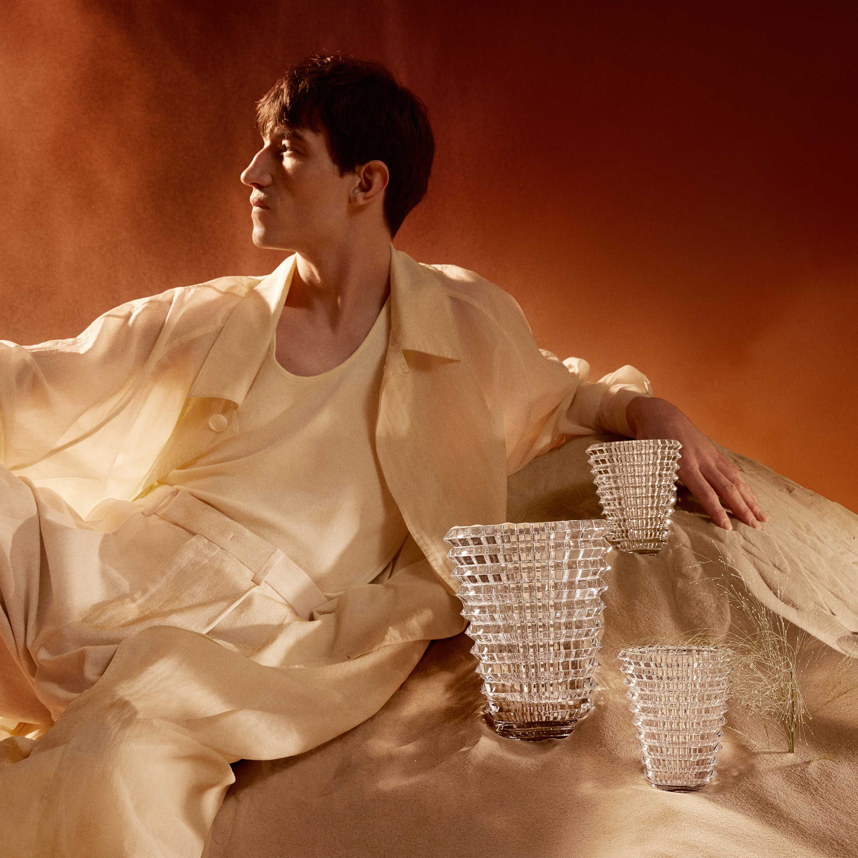 【極美品】　未使用　バカラ　フラワーベース 　EYE　アイベース M 大型花瓶 アイ - コレクション | Baccarat Japan