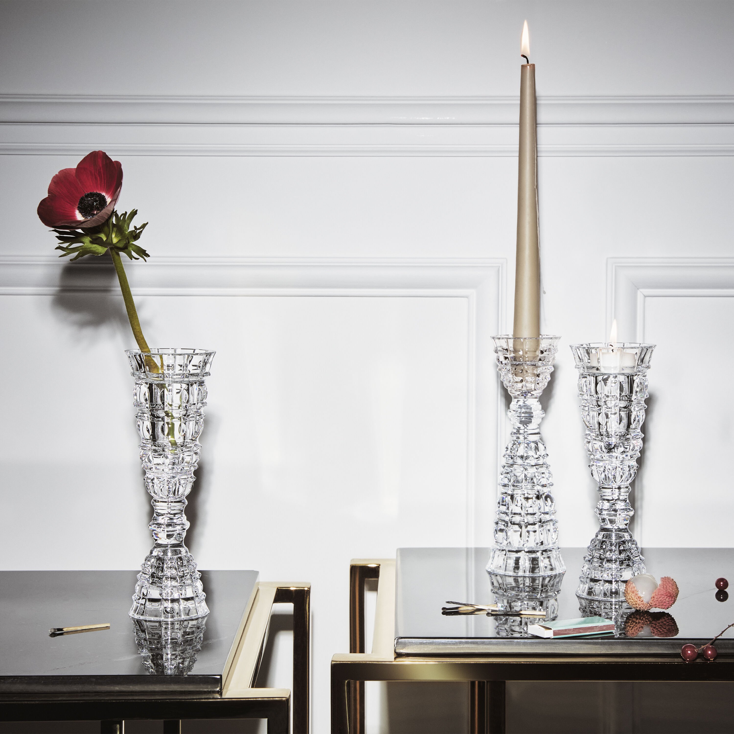 New Antique Mirage Dual Candlestick | Baccarat United States