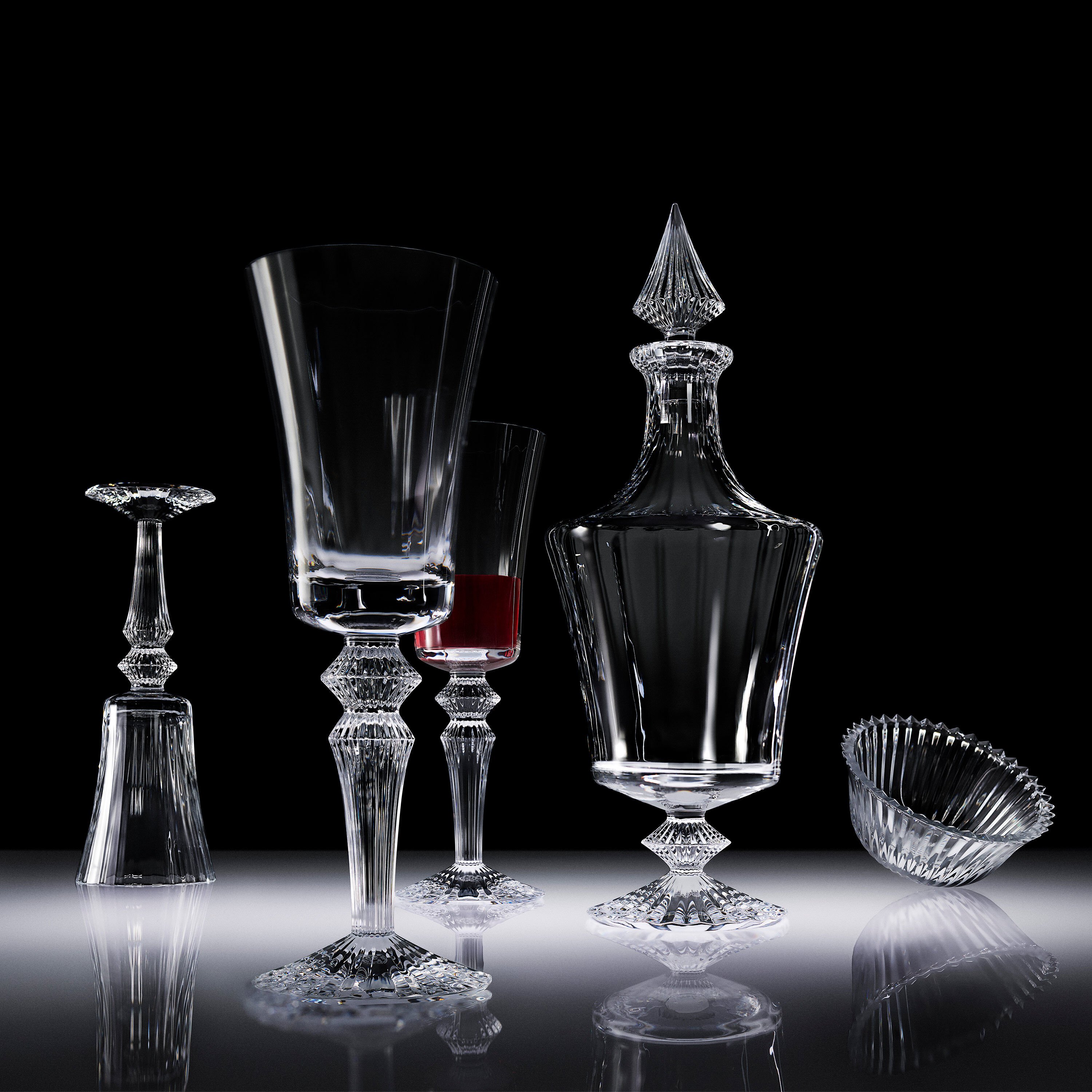 「高評価！」注目のレビュ Glass Nuits Mille | States United Baccarat グラス/カップ
