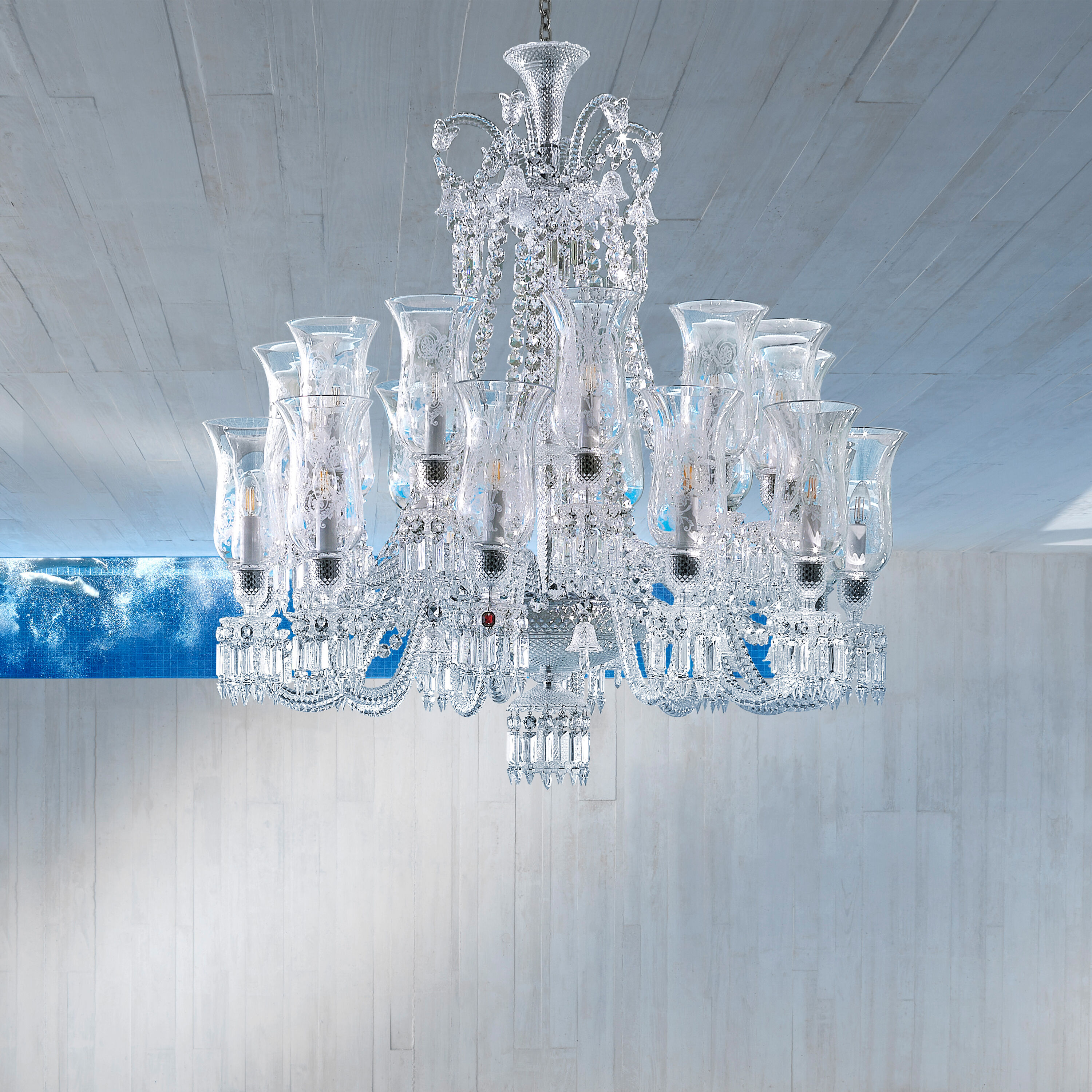 Tulip Hurricane Shade Flat Top Acanthus | Baccarat United States