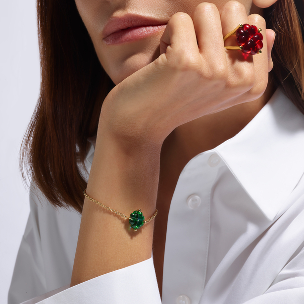 Trèfle Gold Plated Ring BACCARAT
