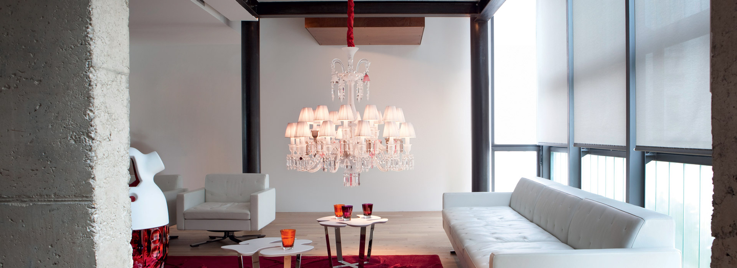Z&eacute;nith Flou, Je te Vois Flou Chandelier (24L) BACCARAT