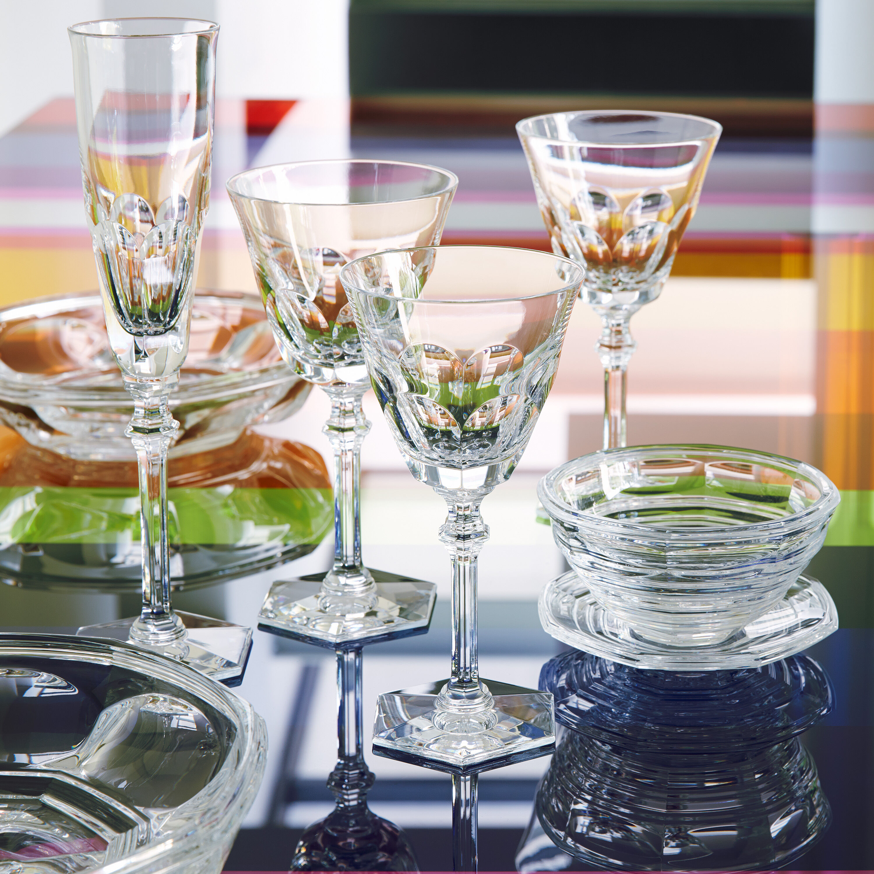 Baccarat HARCOURT / バカラ アルクール ワイングラス 13.5cm 箱・栞付 