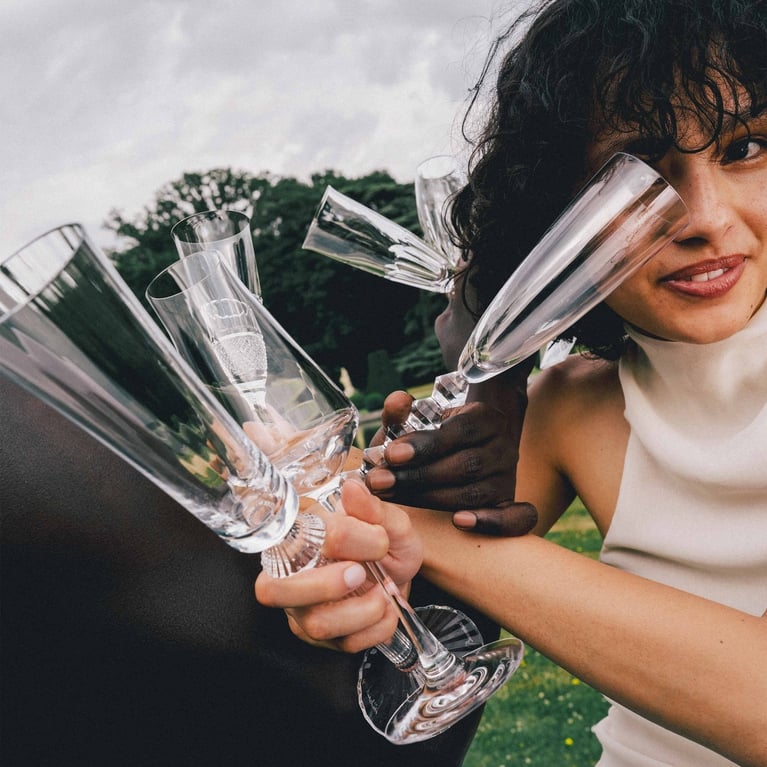 Bubble Box Flutes Set BACCARAT