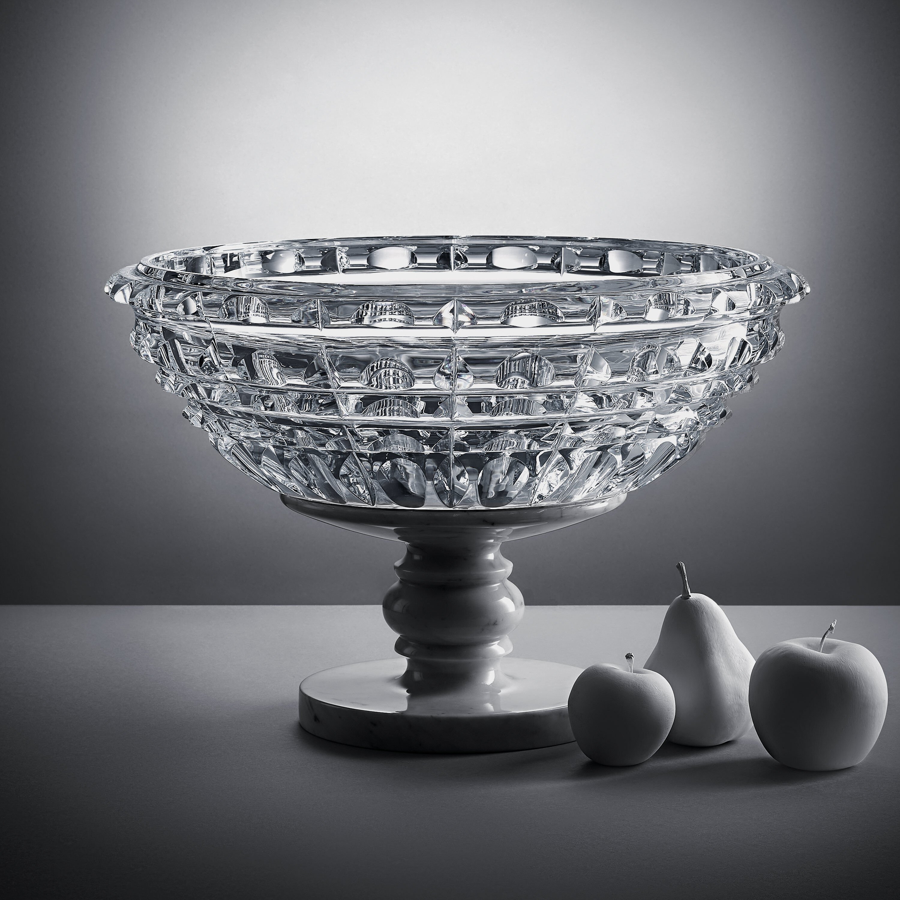 Baccarat フラワー型クリスタル皿 Baccarat フラワー型クリスタル皿 アンティークバカラ製