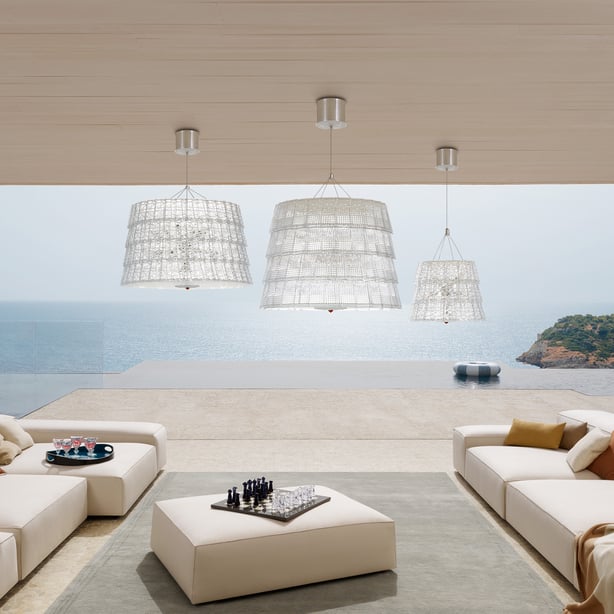 Tuile de Cristal Chandelier Frozen M BACCARAT
