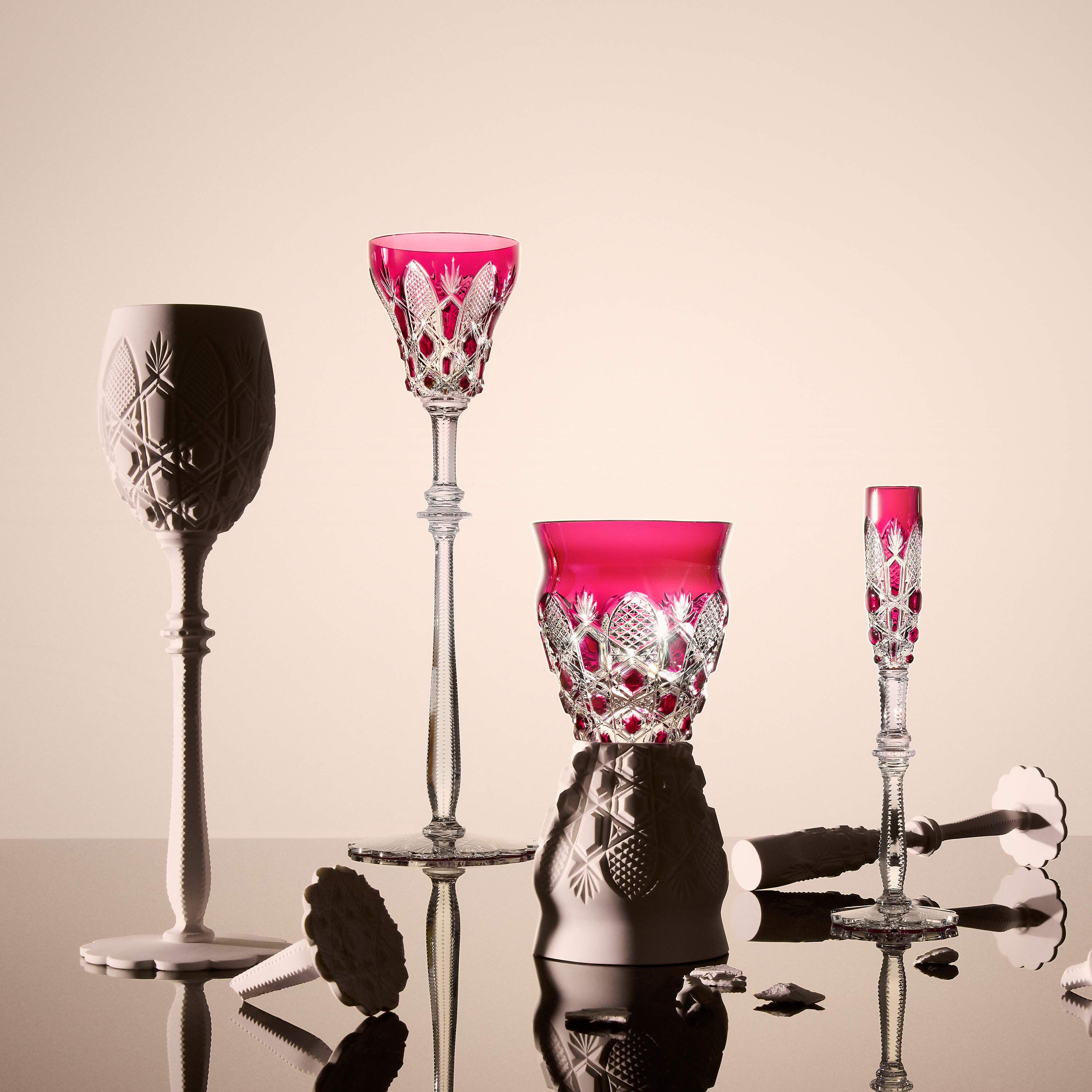 オールド・バカラ(BACCARAT) バンブー ローズ タンブラー オールド・バカラ(BACCARAT) バンブー ローズ タンブラー