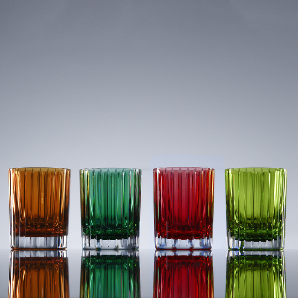 Harmonie Tumblers Colors of Joy Intense Set BACCARAT
