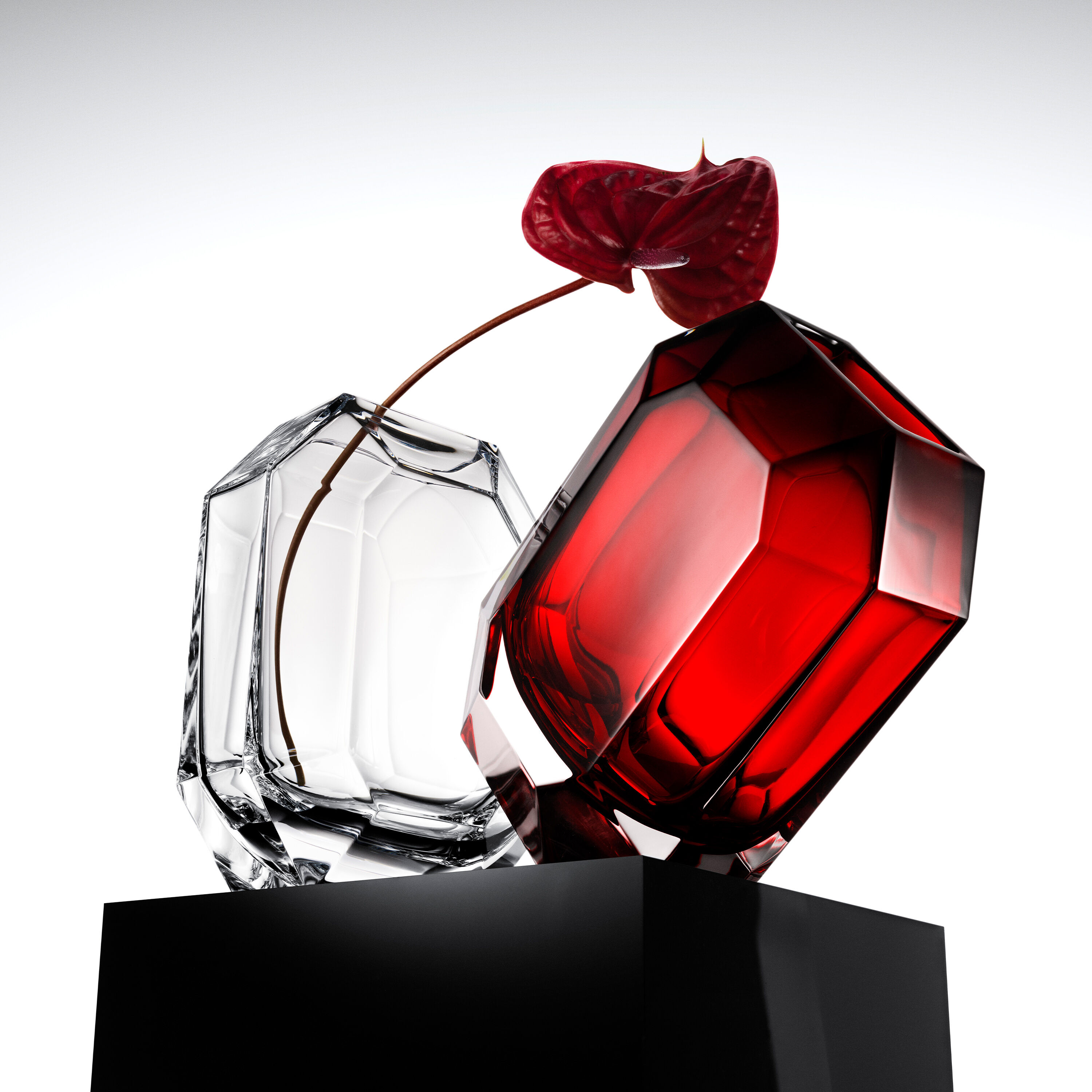い出のひと時に、とびきりのおしゃれを！ Octogone Vase | Baccarat United States 花瓶