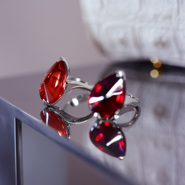 Fleurs de Psyd&eacute;lic Silver Ring BACCARAT