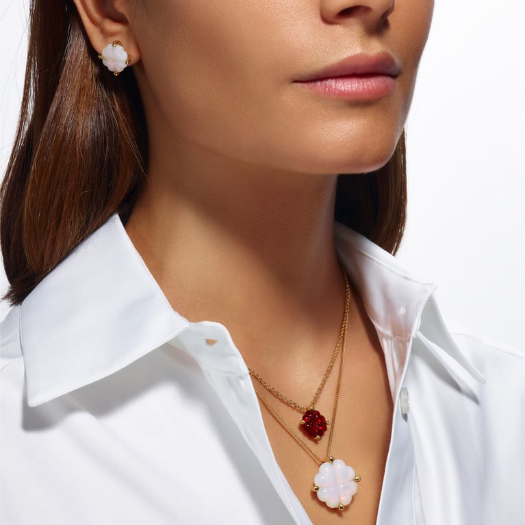 Tr&egrave;fle Gold Plated Pendant BACCARAT