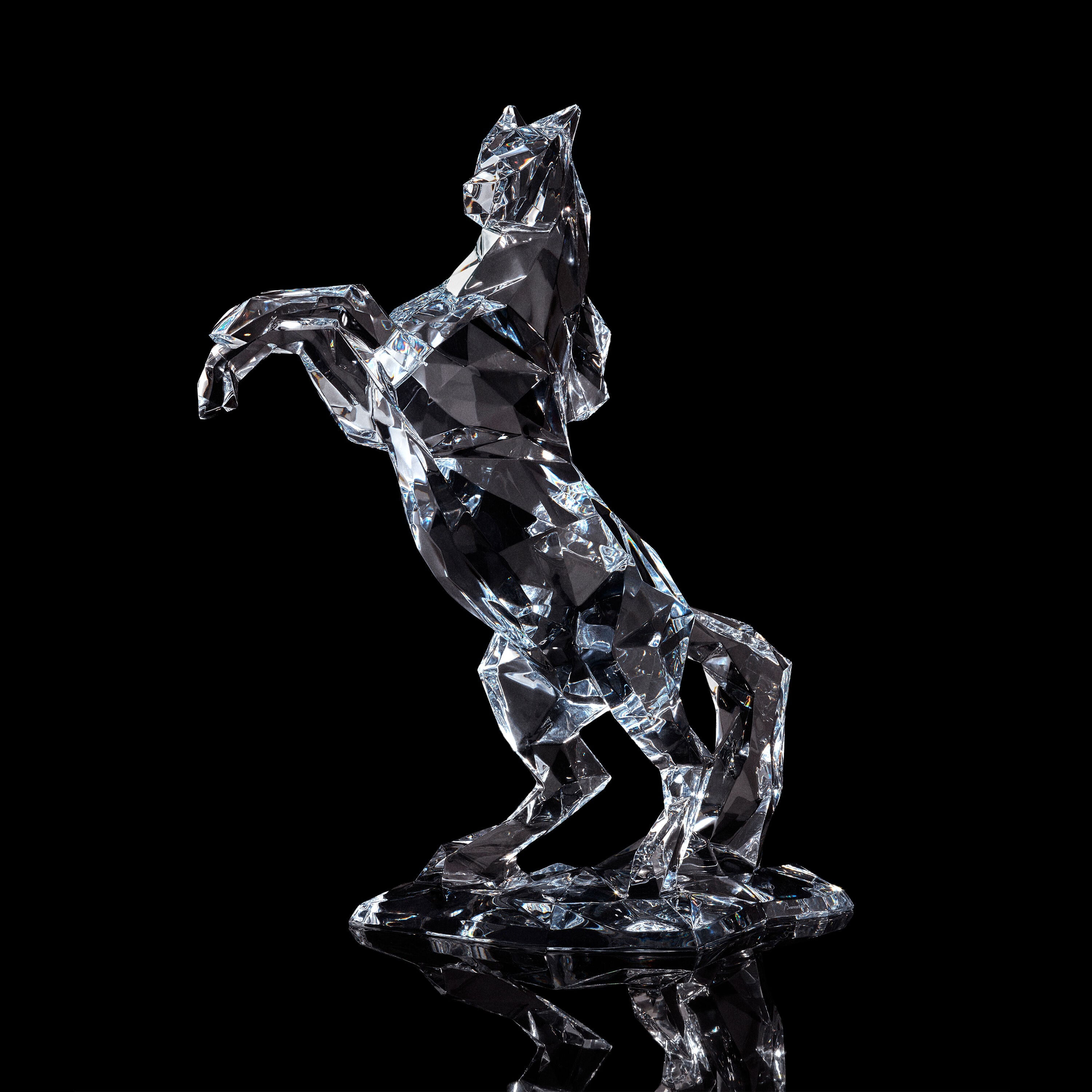 Polygon Pegasus Horse Sculpture | Baccarat United States