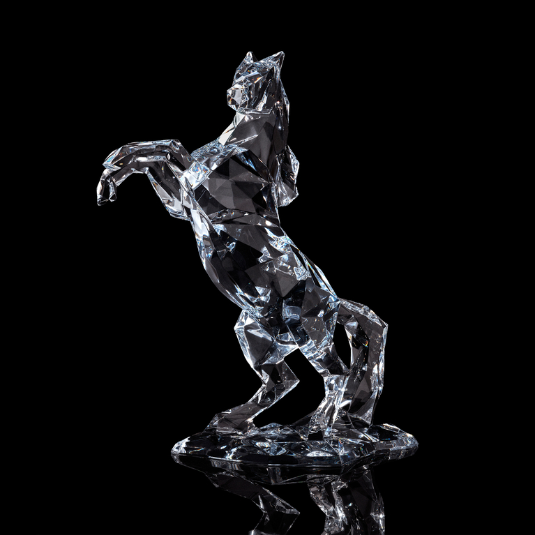 Polygon Pegasus Horse Sculpture BACCARAT