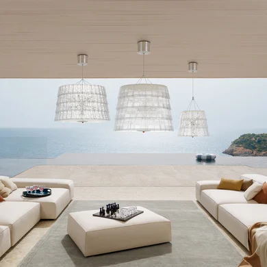 Tuile de Cristal Chandelier Frozen L BACCARAT