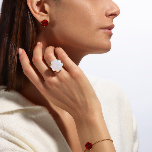 Bague Tr&egrave;fle Vermeil BACCARAT