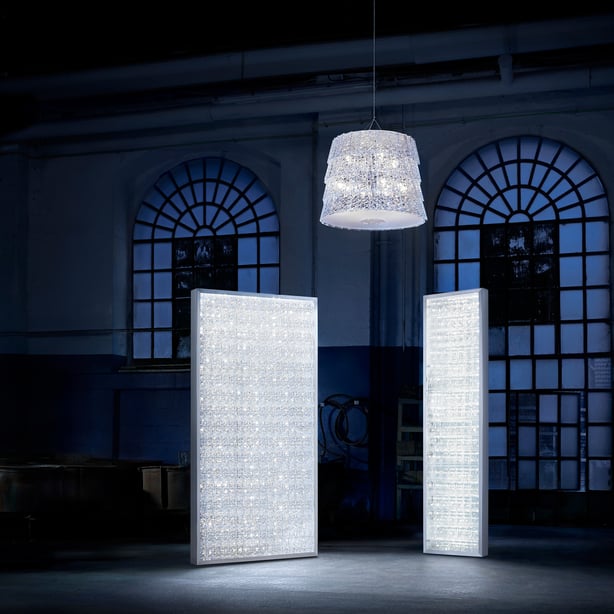 Tuile de Cristal Chandelier Frozen Tiles x12 BACCARAT