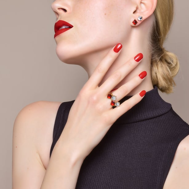 Mini Médicis Toi&Moi Gold Plated Ring BACCARAT