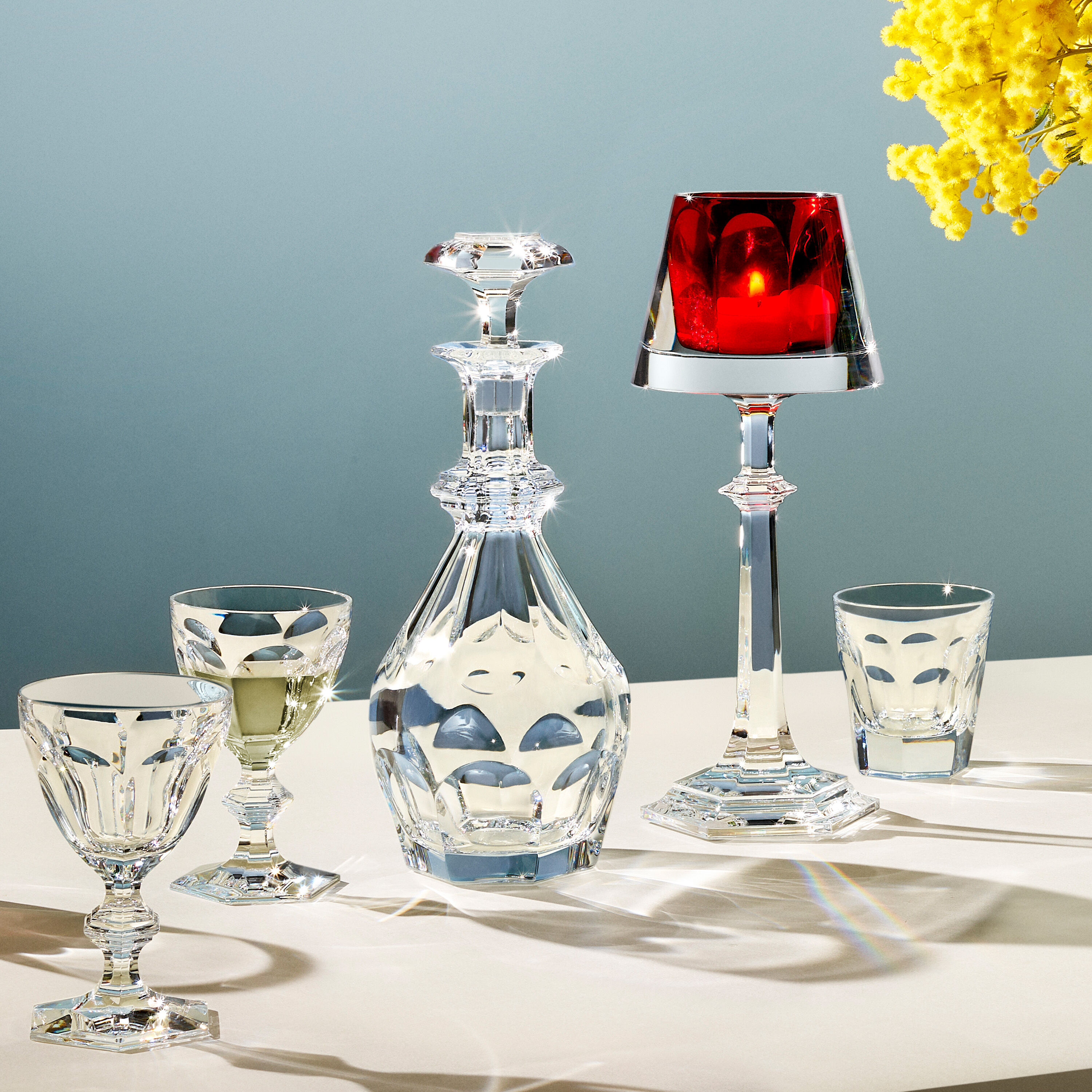 Baccarat バカラ　My Fire マイファイヤー　赤色 ガラス製品 マイファイヤー キャンドルスタンド | バカラ 日本