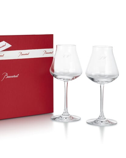 Château Baccarat Glasses Engraving