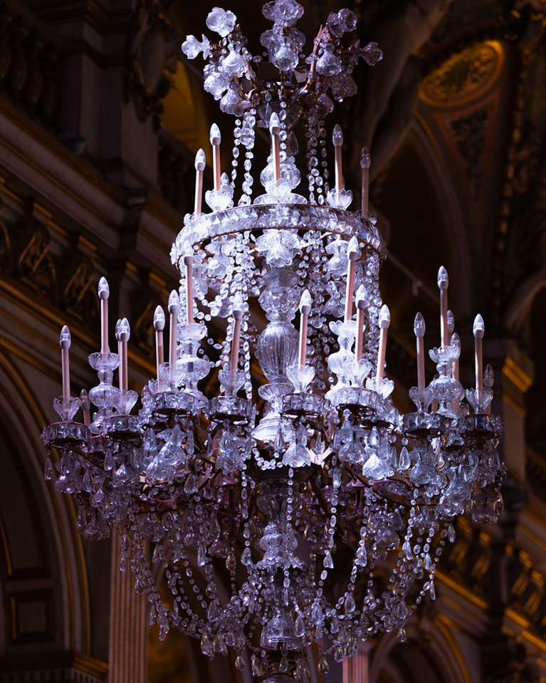 Chandelier at the Hotel de Ville - Paris City Hall
