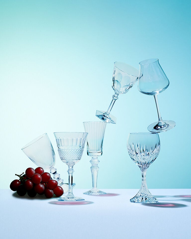 WINE, CHAMPAGNE & WATER GLASSES