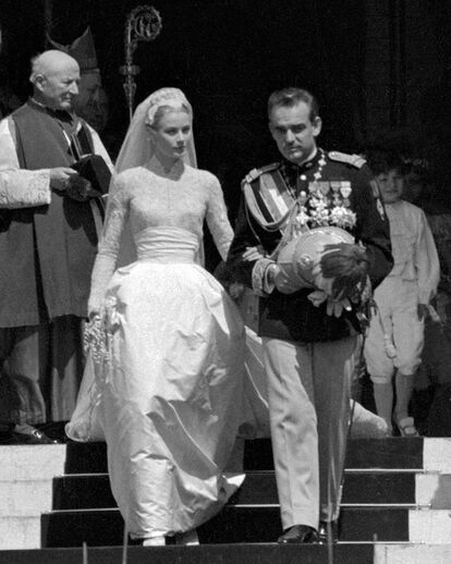 摩納哥的Rainier親王和Grace王妃