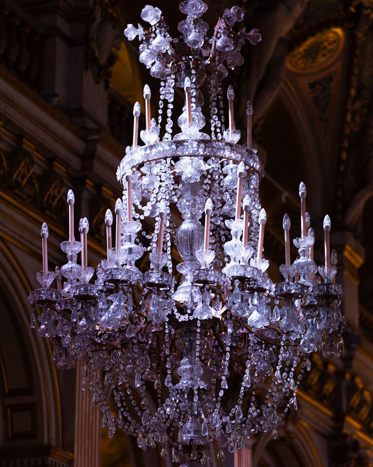 Chandelier at the Hotel de Ville - Paris City Hall
