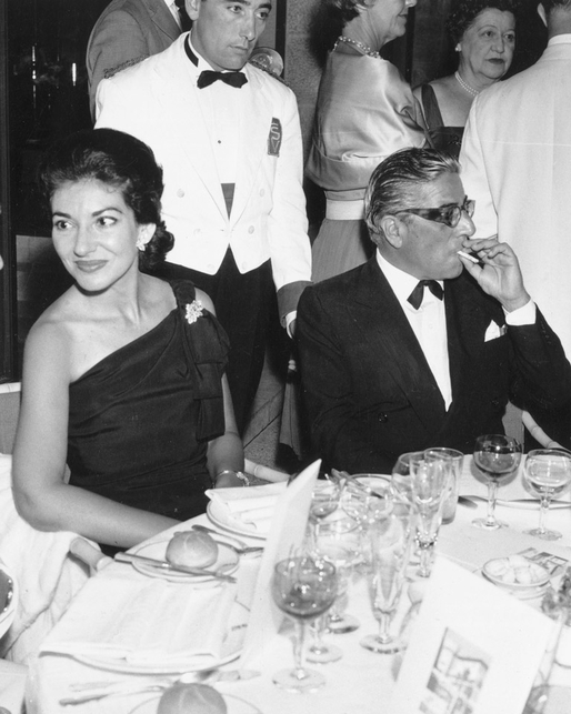 Maria Callas and Aristote Onassis