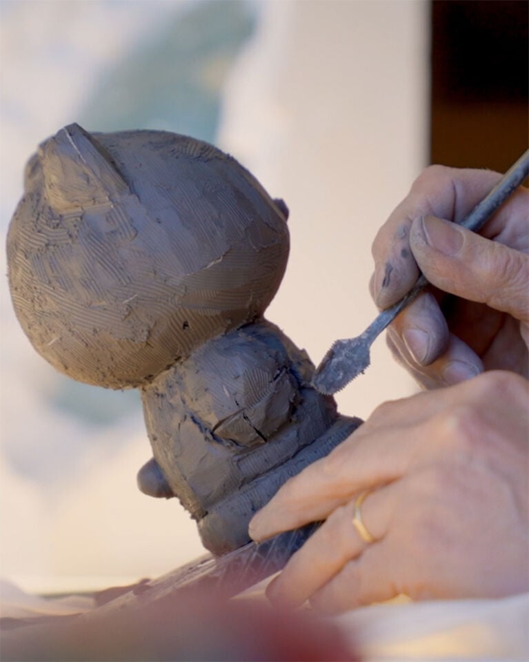 Sculpting Hello Kitty