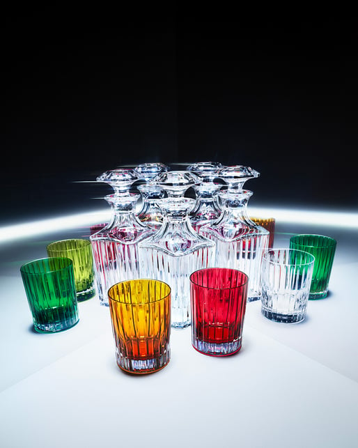 Harmonie Square Decanters and Colors of Joy Tumblers