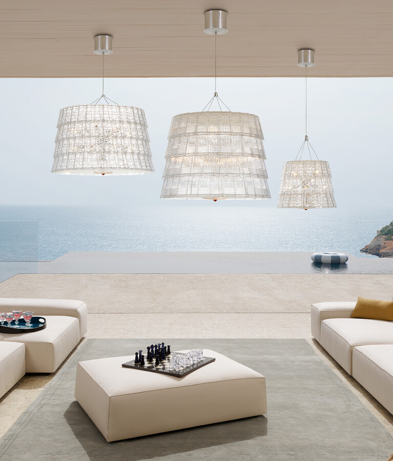 Tuile de Cristal Chandelier collection