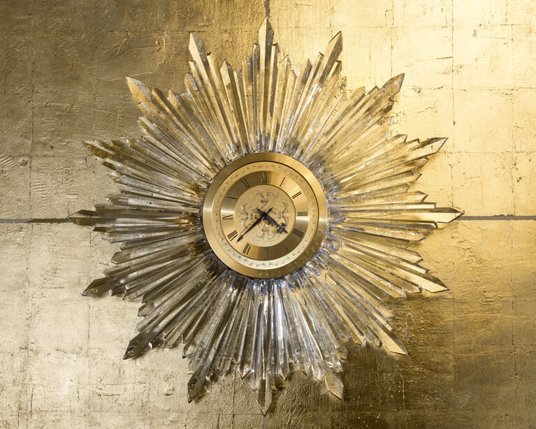 Miroir héritage Soleil Georges Chevalier  Composed of 16 crystal spokes