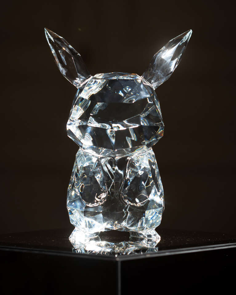 Baccarat Pikachu Fragment Figurine