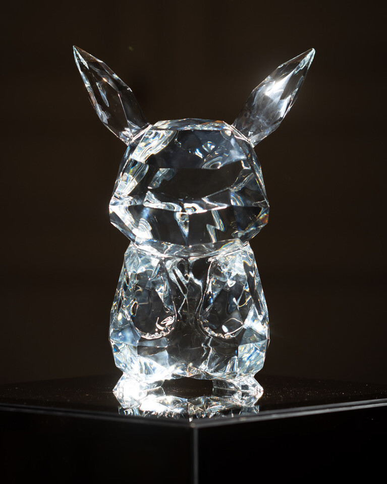 Baccarat Pikachu Fragment Figurine