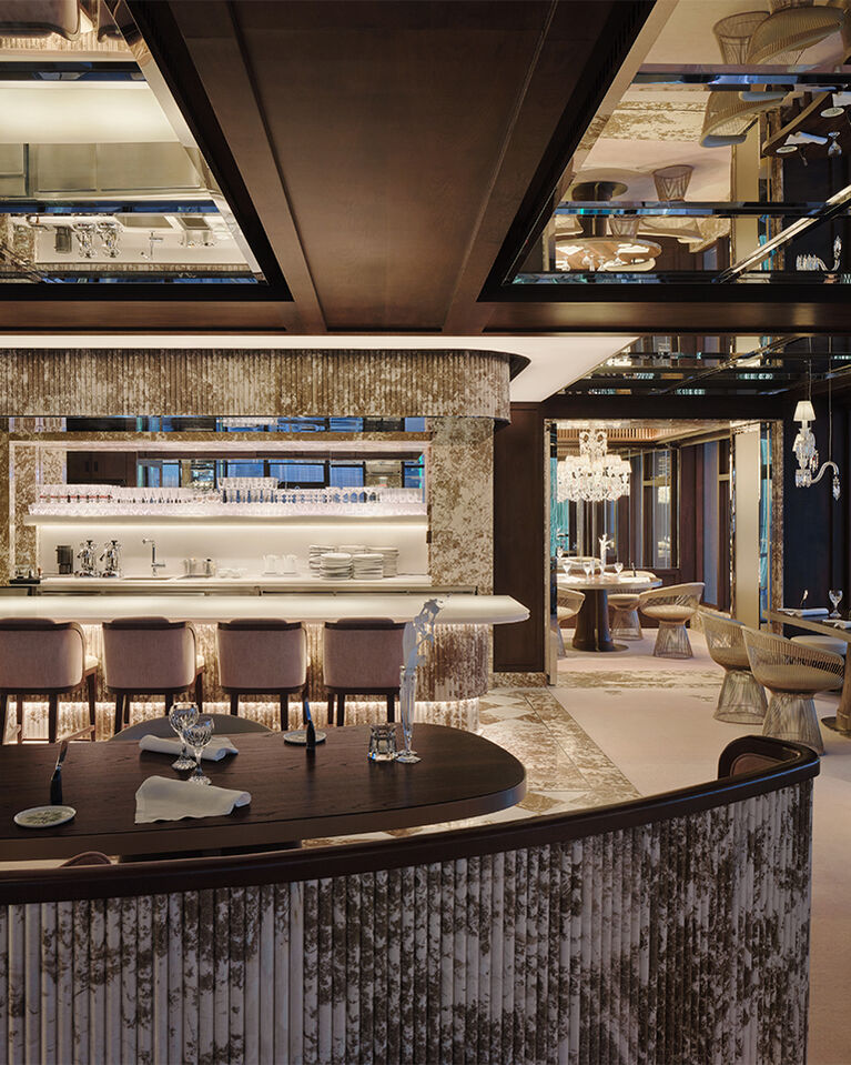 Cristal Room Restaurant by Anne-Sophie Pic in Hong Kong