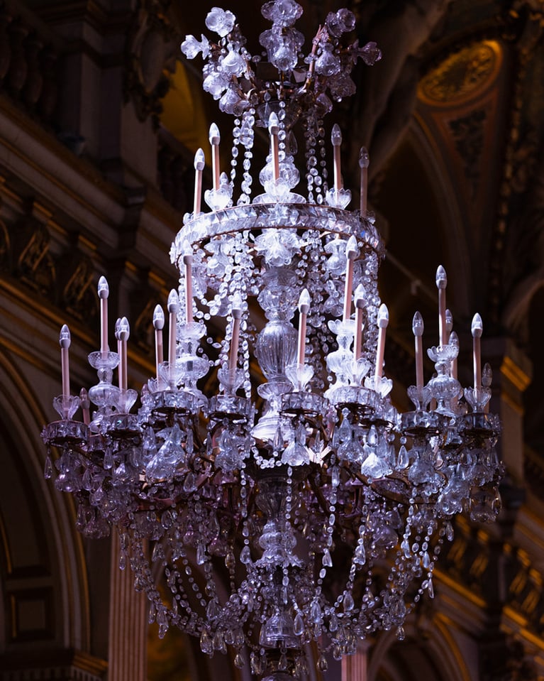 Chandelier at the Hotel de Ville - Paris City Hall