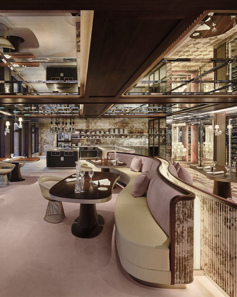 Cristal Room Restaurant by Anne-Sophie Pic in Hong Kong