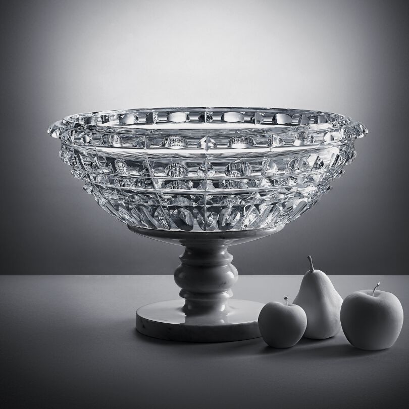 BACCARAT バカラ/ ※美品 ミケランジェロ　蓋物　ボンボニエール オールドバカラ「金彩 野菊文 ボンボニエール」《アンティック