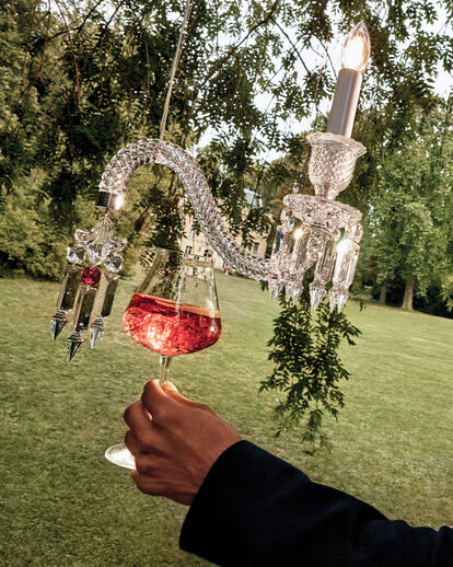 Château Baccarat Glass and Zénith clear Wall Sconce