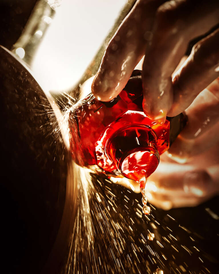Handcrafted Hennessy decanter at Baccarat Manufacture