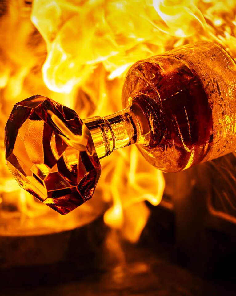 Handcrafted Hennessy decanter at Baccarat Manufacture